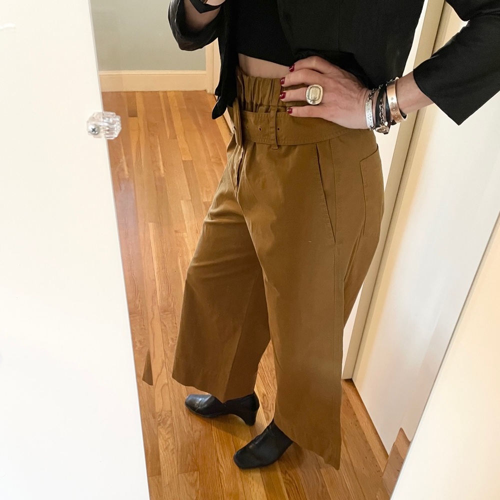 Proenza Schouler White Label Paper Bag Pants - Picture 6 of 16
